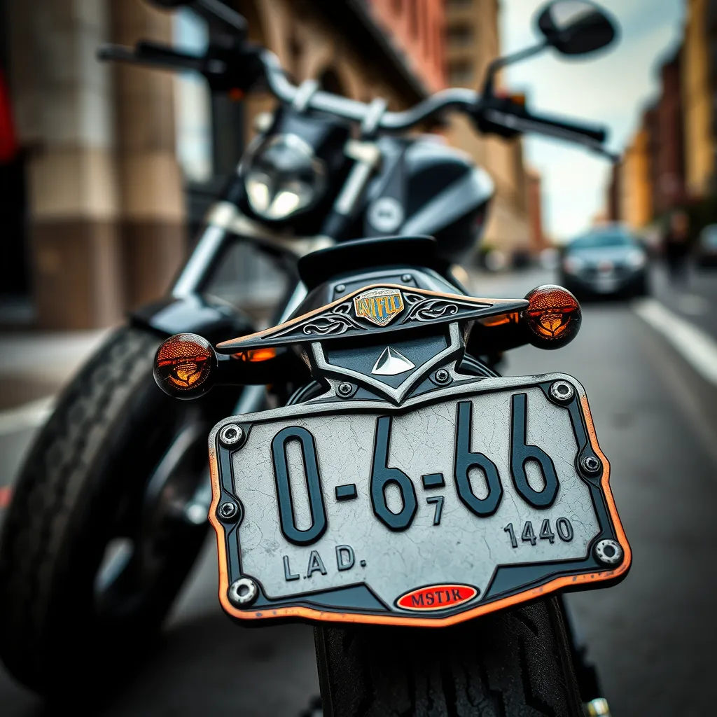 Indywidualne tablice rejestracyjne motocykl - jak je zdobyć?