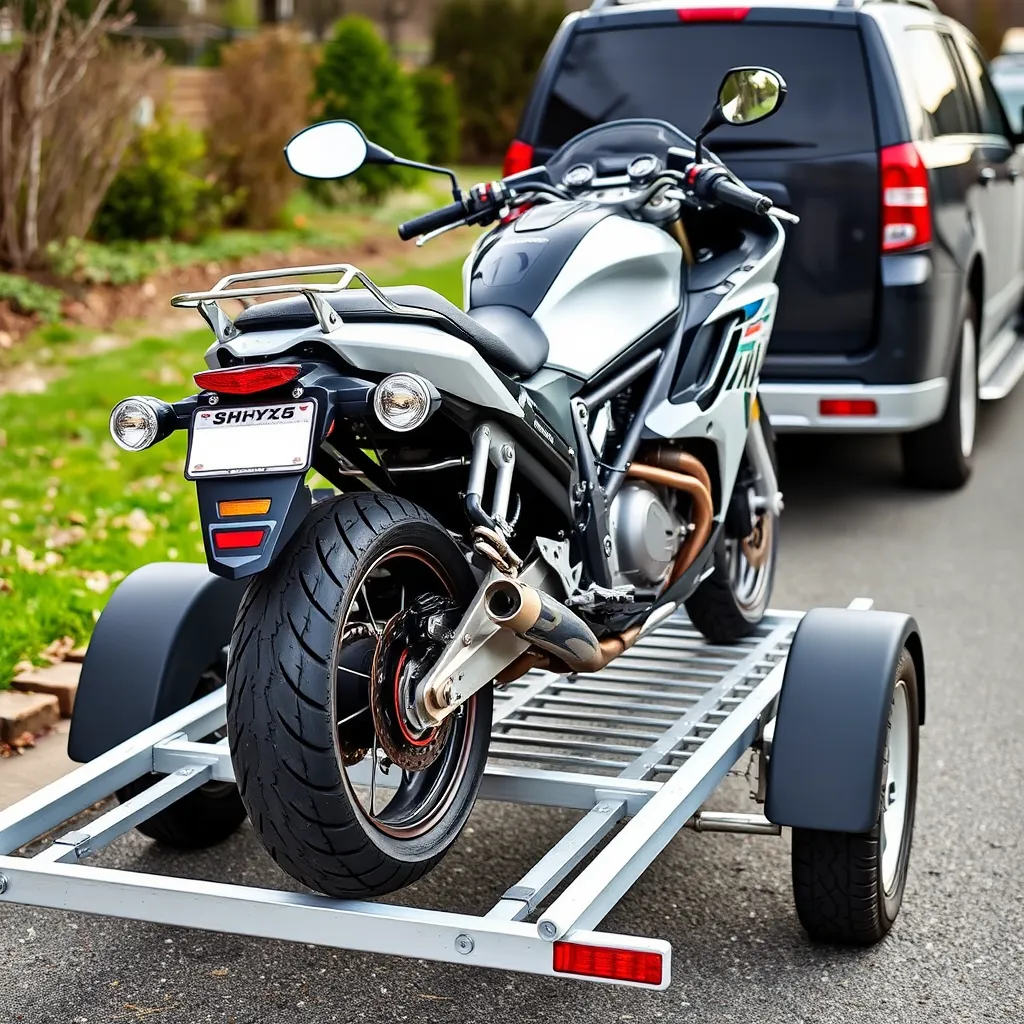 Jak przewieźć motocykl na zwykłej przyczepie - poradnik